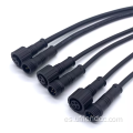 IP67 Cable de conector de extensión espiral masculina a femenina